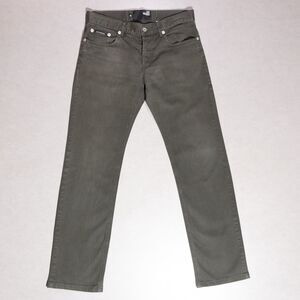 Love Moschino Olive Green Slim Fit Stretch Pants Jeans Men's 31x30 Designer